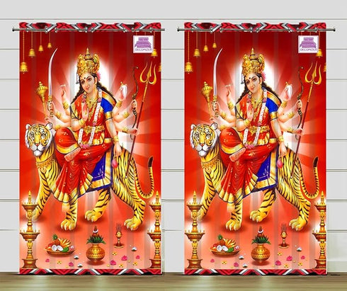 5Ft Window Curtains Pack of 2 Pc